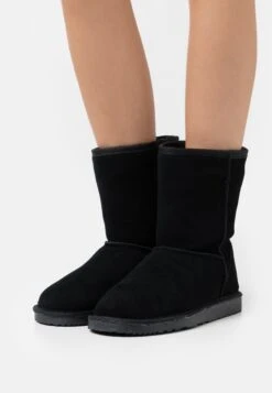 Even&Odd Leather - Korte Laarzen - Black