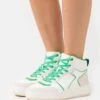 Even&Odd Sneakers Hoog - White/Green
