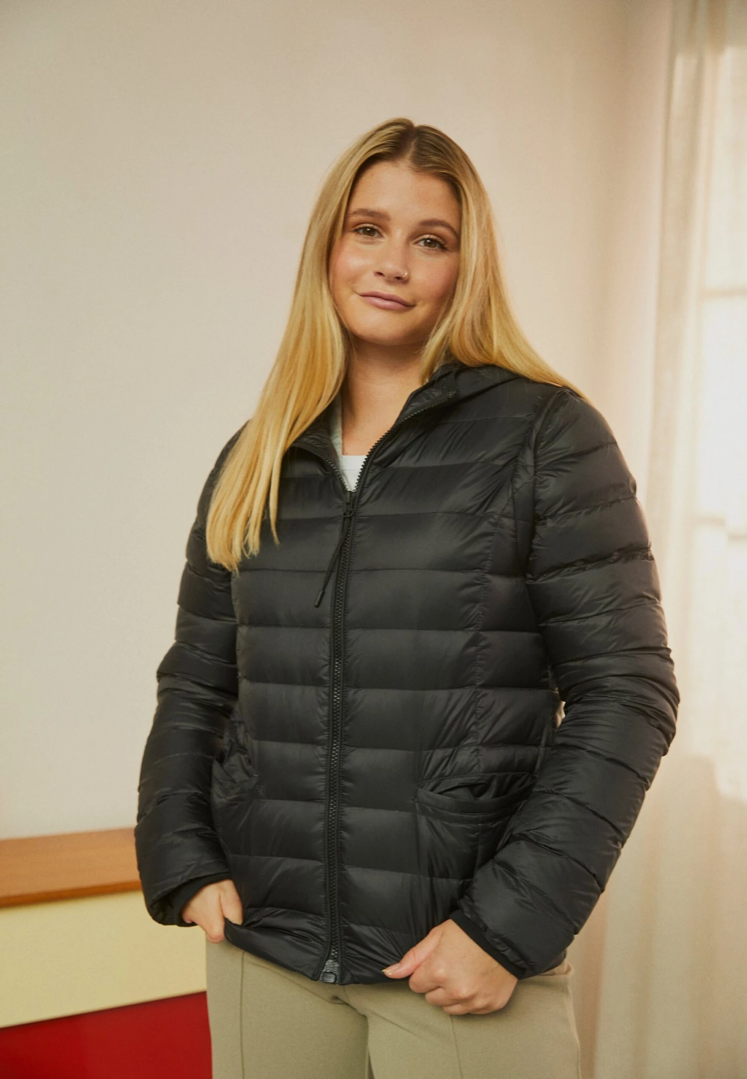 Even&Odd Gewatteerde Jas - Black 1 Even&Odd Gewatteerde Jas - Black