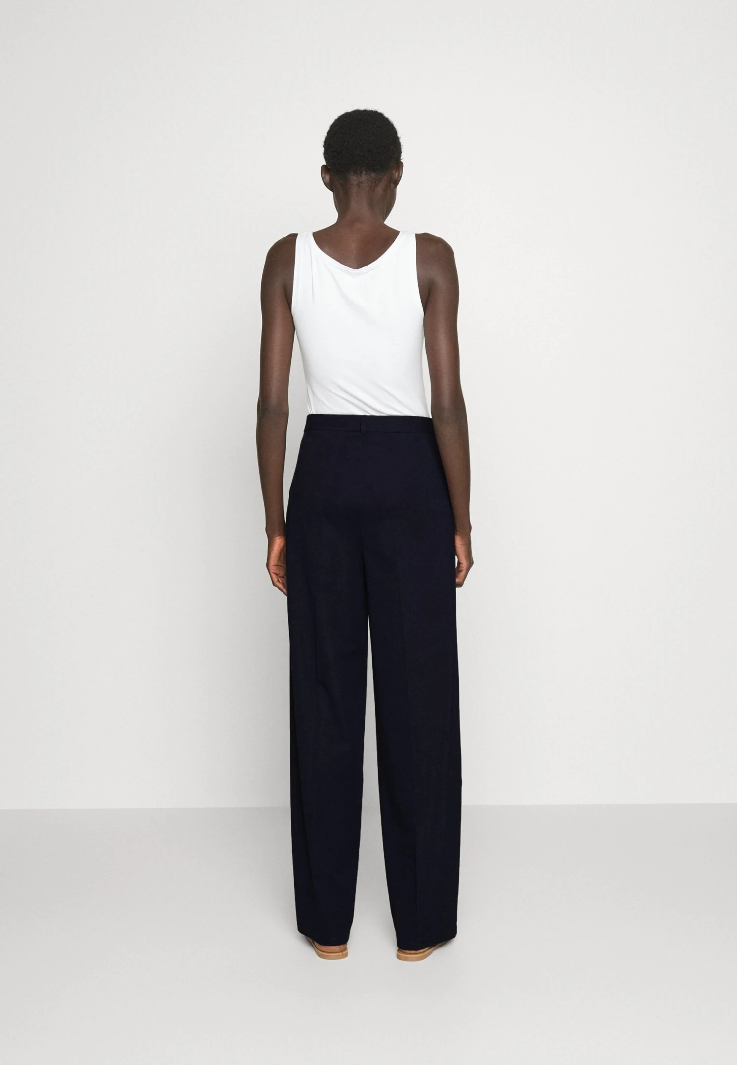Wide Leg Trousers - Broek - Dark Blue 3 Wide Leg Trousers - Broek - Dark Blue - Afbeelding 3