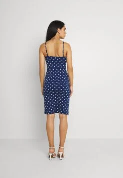 Even&Odd Strappy Mini Bodycon Dress- Jerseyjurk - Blue/White -Even and Odd Verkoopwinkel 19781b87b0fb4c6e855fef4f5a6cb334