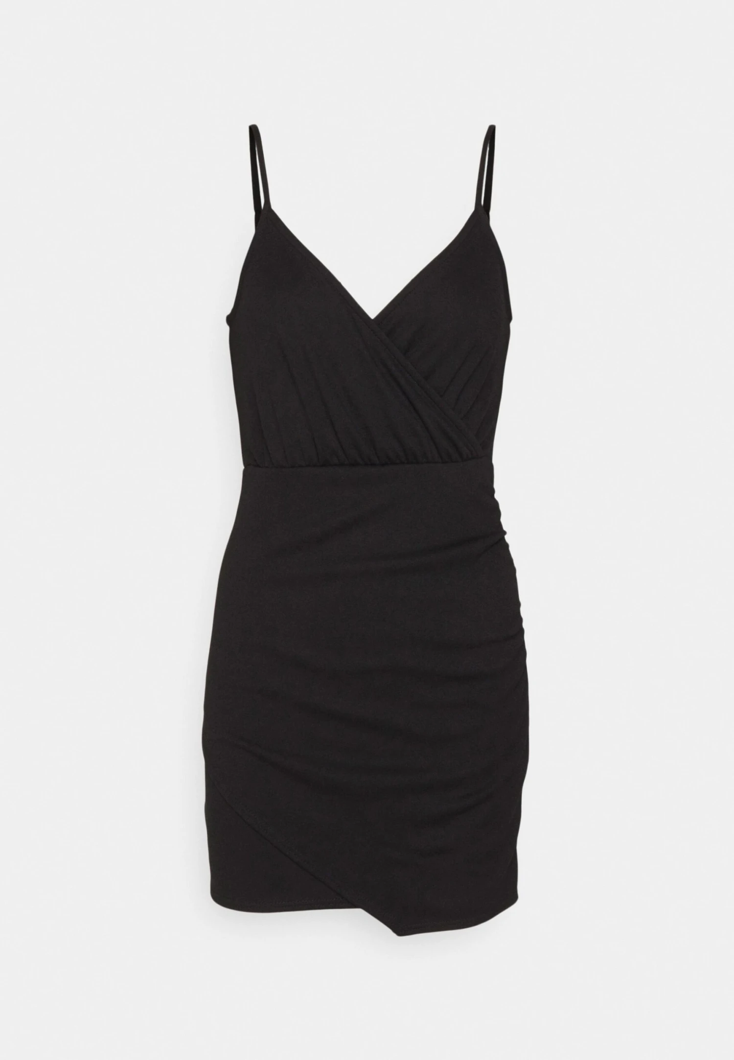 Even&Odd Strappy Warp Mini Bodycon Punto Dress - Etui-Jurk - Black 7 Even&Odd Strappy Warp Mini Bodycon Punto Dress - Etui-Jurk - Black - Afbeelding 7