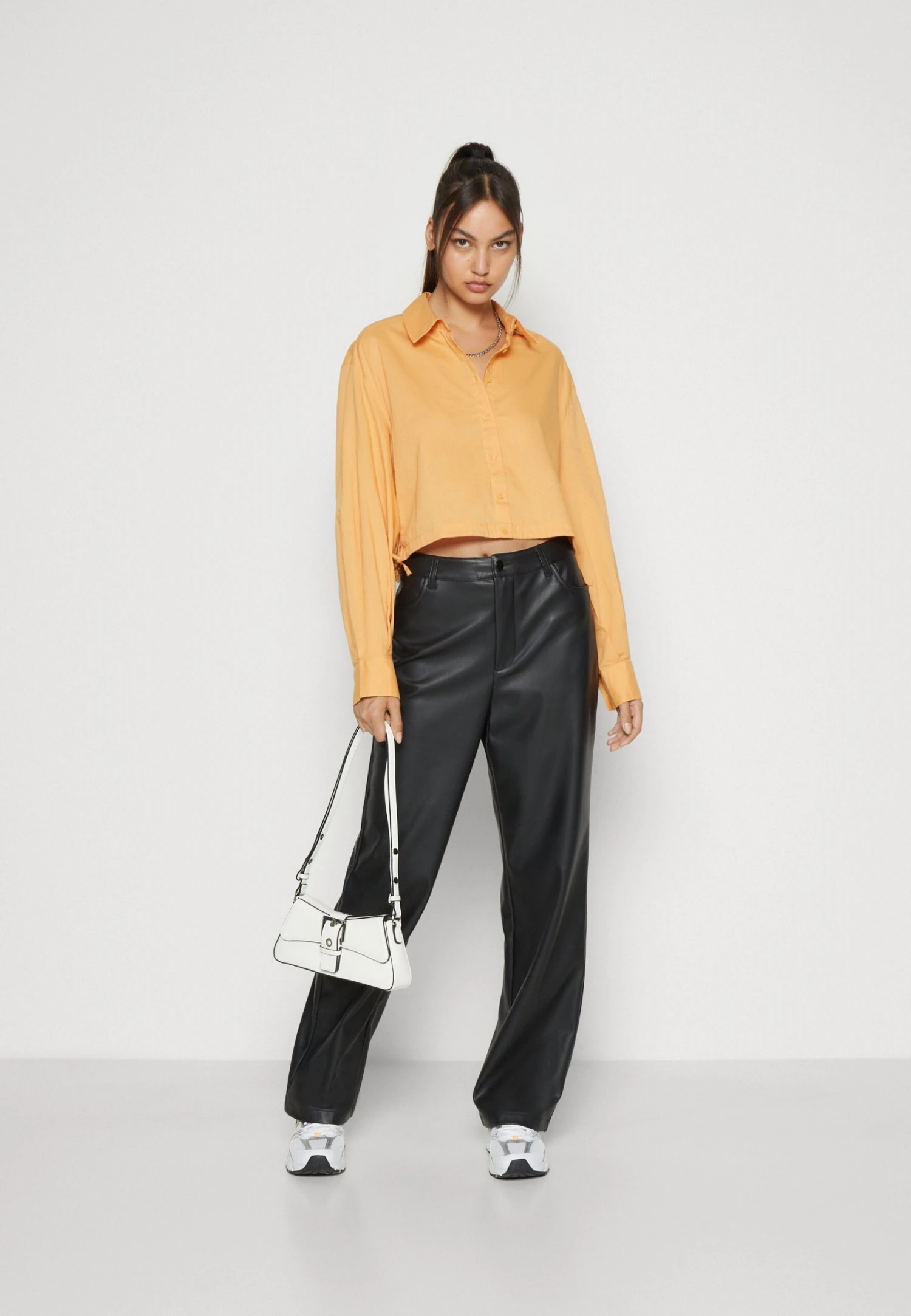 Even&Odd Overhemdblouse - Orange 2 Even&Odd Overhemdblouse - Orange - Afbeelding 2