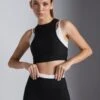 DOUBLE LAYER SLEEVELESS CONTRAST TOP - Sport-bh Met Light Support - Black 12 DOUBLE LAYER SLEEVELESS CONTRAST TOP - Sport-bh Met Light Support - Black -Even and Odd Verkoopwinkel 27614181838c4f63b31104d5c8ff4eb6