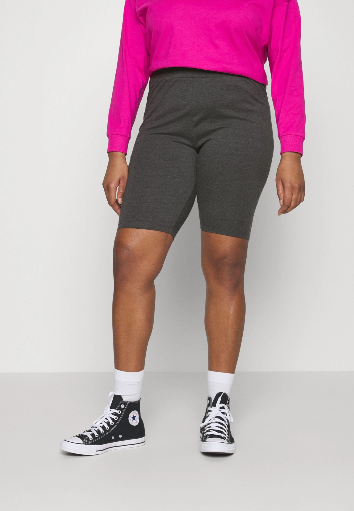 2 Pack- Shorts -Black/Mottled Dark Grey 2 2 Pack- Shorts -Black/Mottled Dark Grey - Afbeelding 2