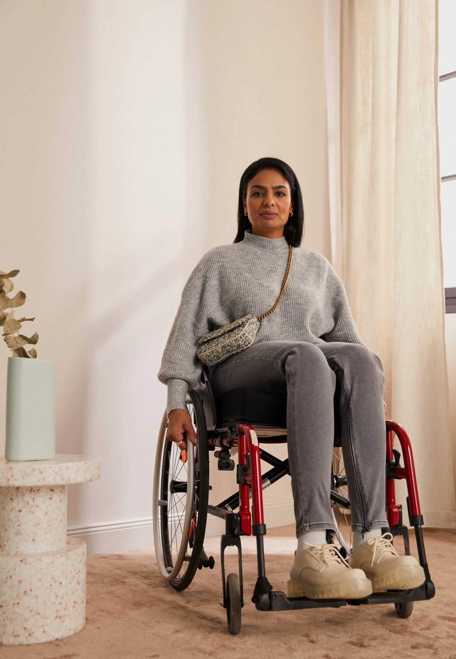 Even&Odd Jeans Skinny Fit - Grey Denim 2 Even&Odd Jeans Skinny Fit - Grey Denim - Afbeelding 2