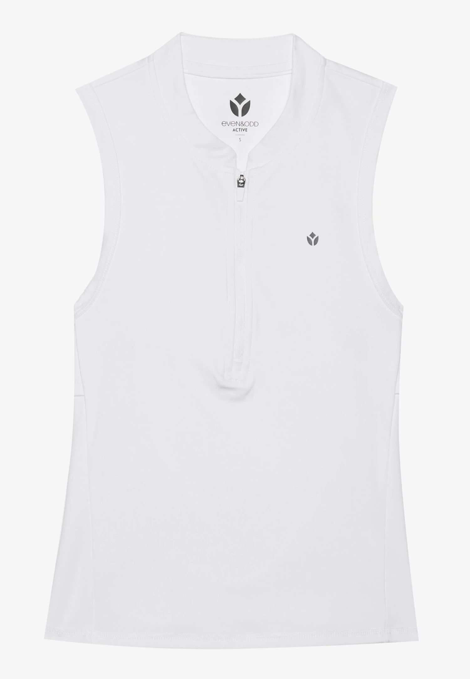 SLEEVELESS TENNIS TOP WITH 1/2 ZIP & BACK CUT OUT - Top - Dark Blue 6 SLEEVELESS TENNIS TOP WITH 1/2 ZIP & BACK CUT OUT - Top - Dark Blue - Afbeelding 6