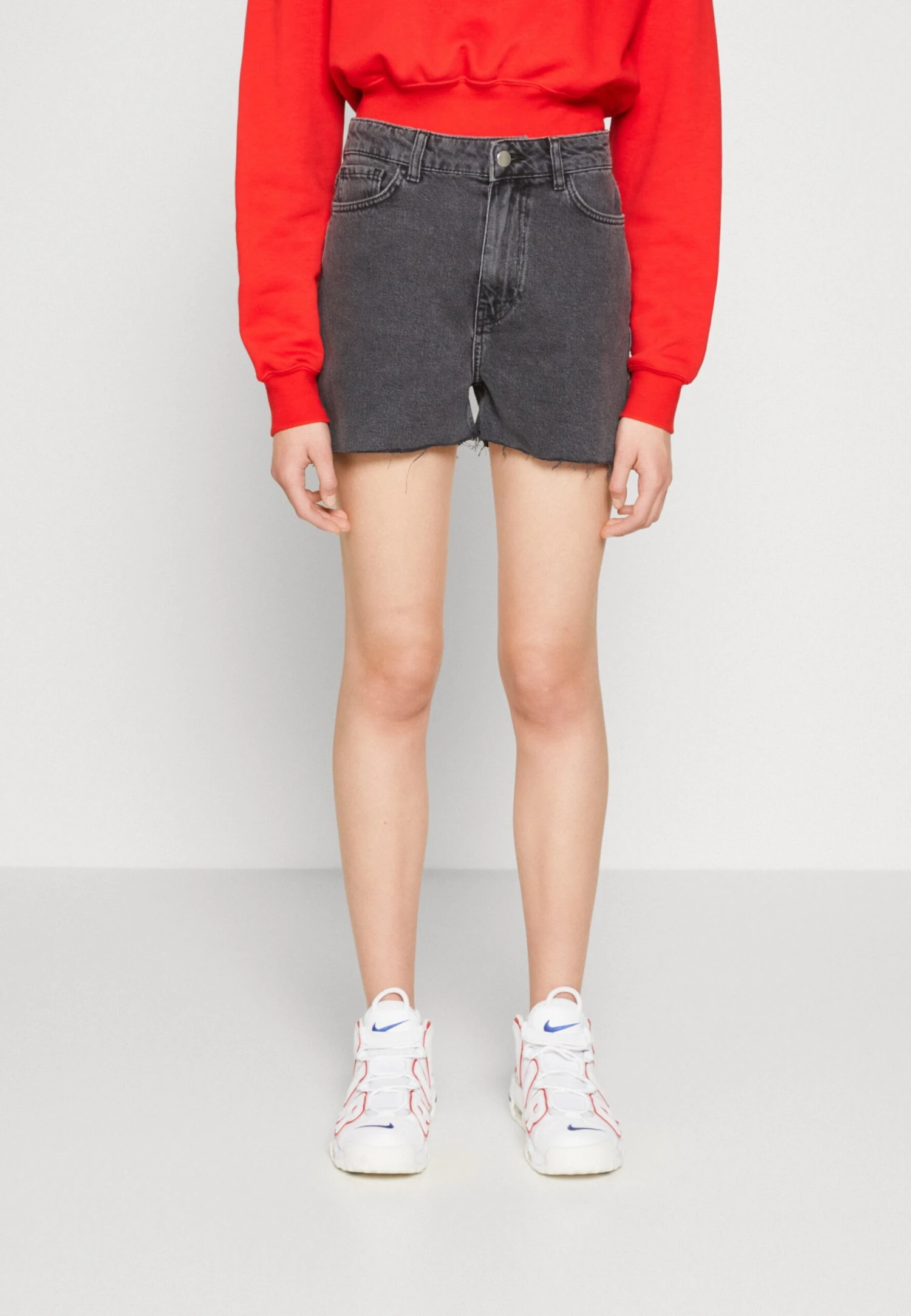 Even&Odd Jeansshort - Black Denim 1 Even&Odd Jeansshort - Black Denim