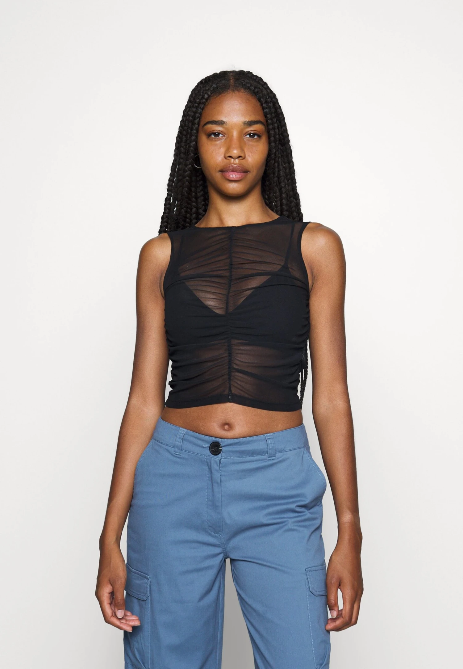 Even&Odd Racer Tule Top- Top - Black 1 Even&Odd Racer Tule Top- Top - Black
