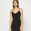 Even&Odd Scallop Edge Mini Strap Dress - Etui-Jurk - Black -Even and Odd Verkoopwinkel 53949b6d6f6e4a0b9eff5a3f85b19d2d