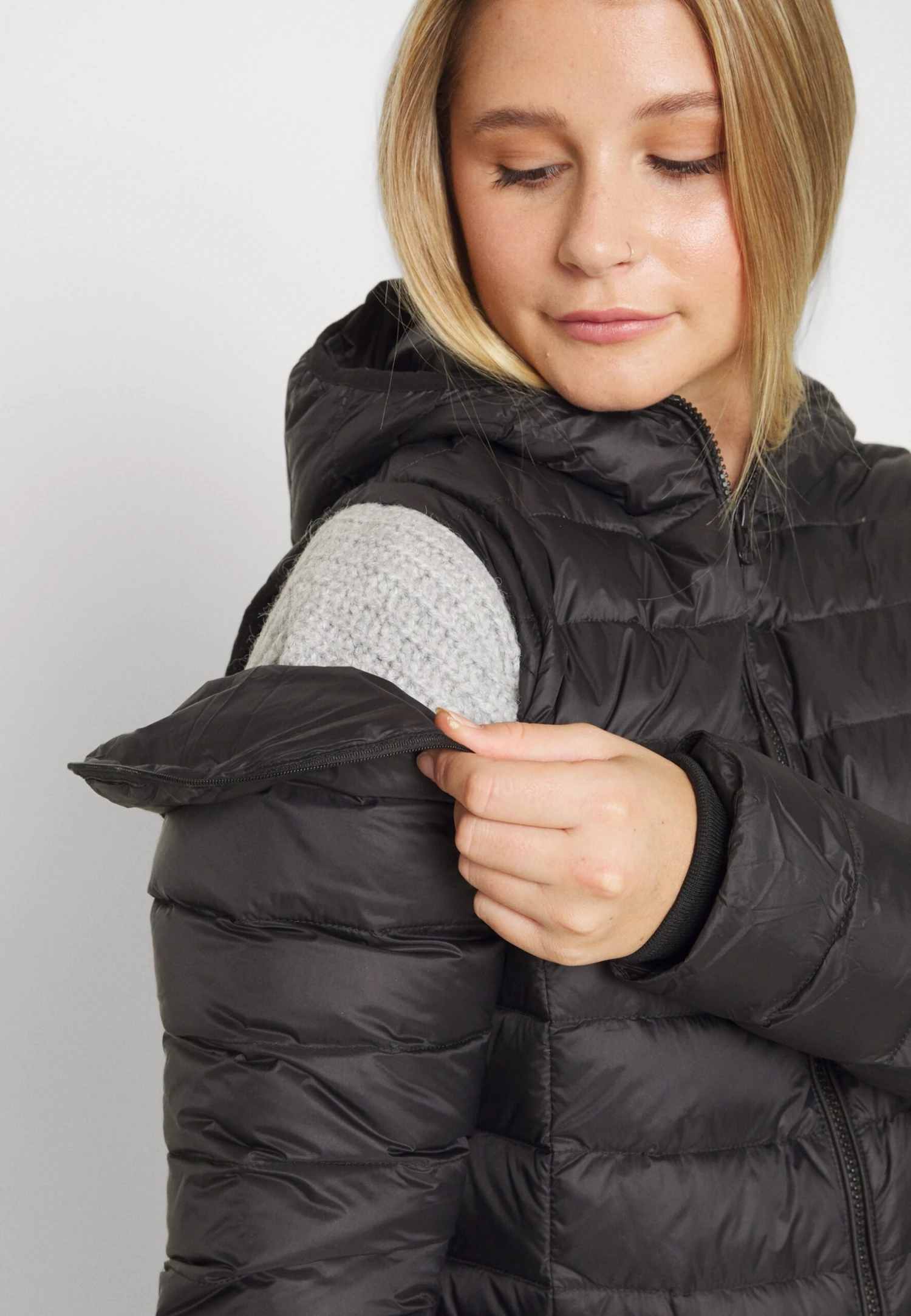 Even&Odd Gewatteerde Jas - Black 8 Even&Odd Gewatteerde Jas - Black - Afbeelding 8