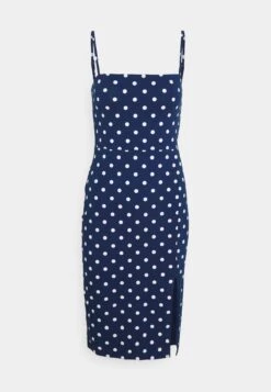 Even&Odd Strappy Mini Bodycon Dress- Jerseyjurk - Blue/White -Even and Odd Verkoopwinkel 6cc729deed664346861f07732e85cacd