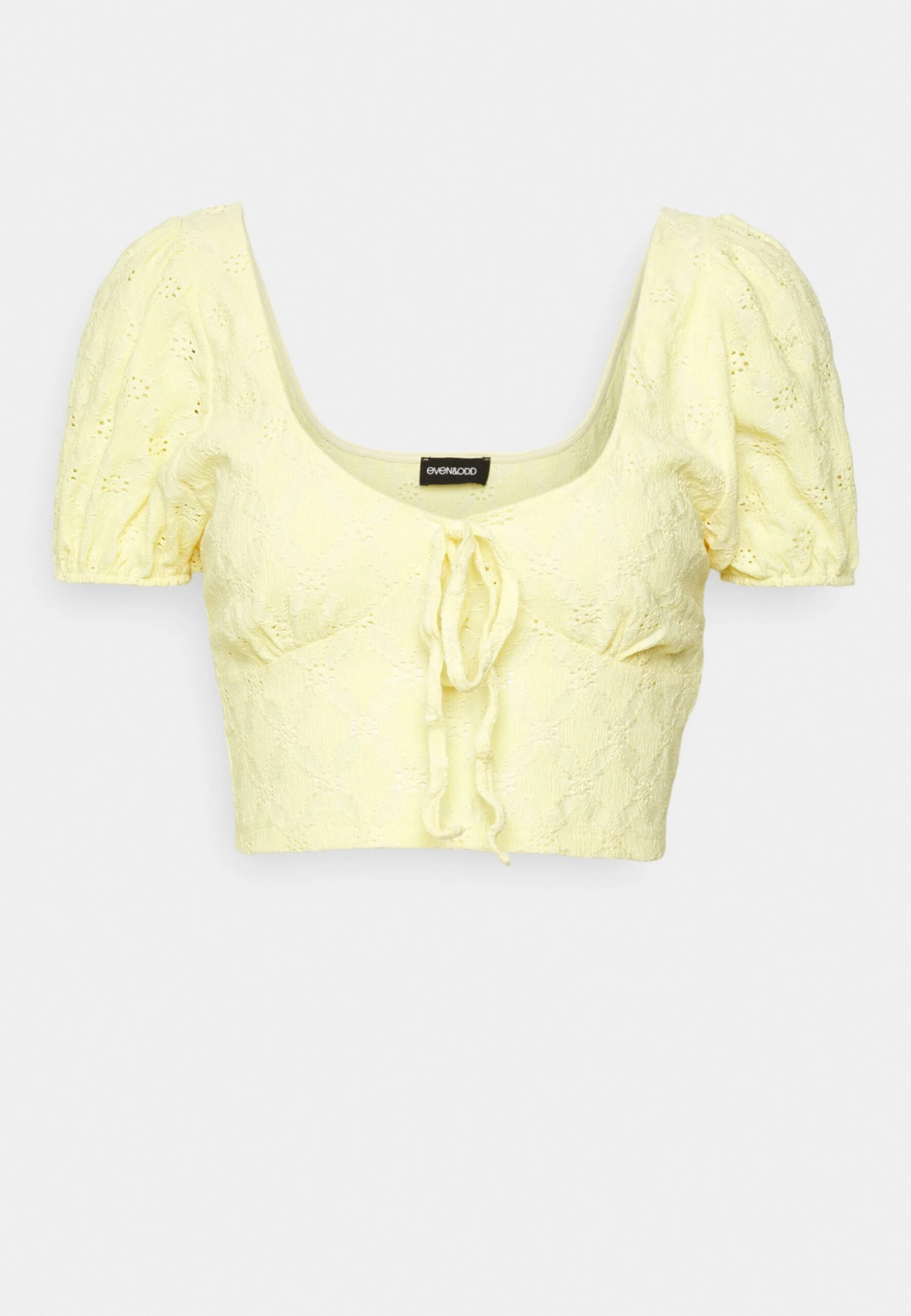 Even&Odd Romantic - Blouse - Light Yellow 4 Even&Odd Romantic - Blouse - Light Yellow - Afbeelding 4