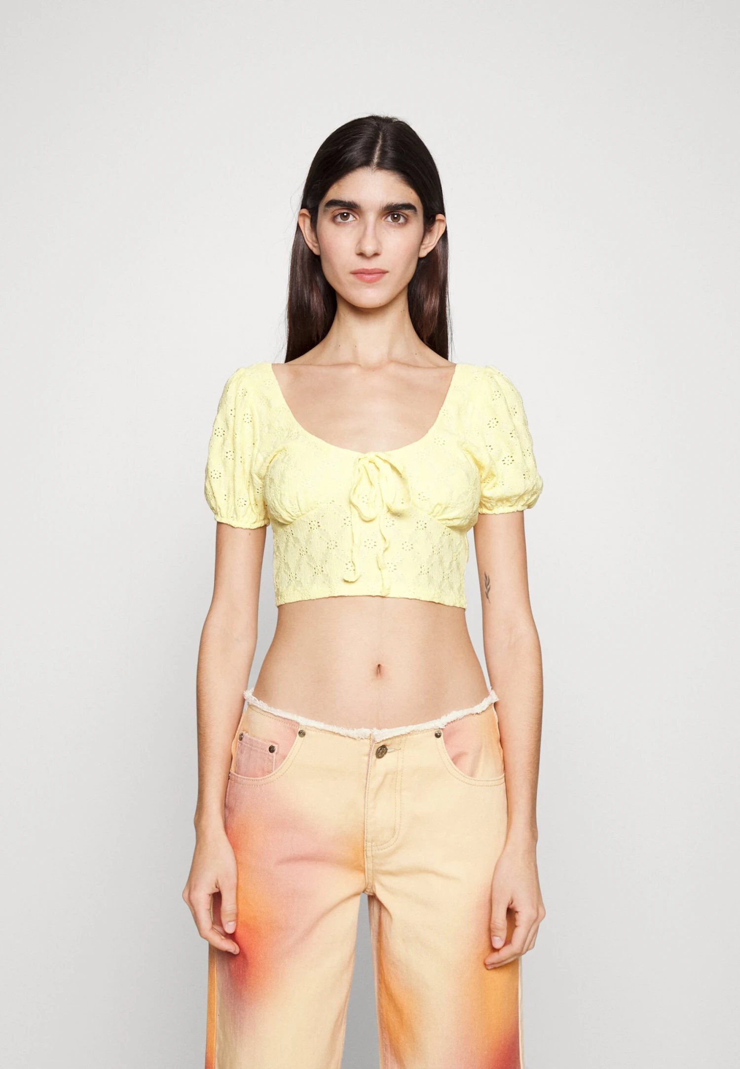 Even&Odd Romantic - Blouse - Light Yellow 1 Even&Odd Romantic - Blouse - Light Yellow