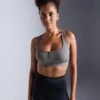 LIGHT SUPPORT FINE RIBBED SPORTS BRA WITH RACER BACK - Sport-bh Met Medium Support - Dark Grey 20 LIGHT SUPPORT FINE RIBBED SPORTS BRA WITH RACER BACK - Sport-bh Met Medium Support - Dark Grey -Even and Odd Verkoopwinkel ba13f8ad26d749a9b7cb092ff3e896ce