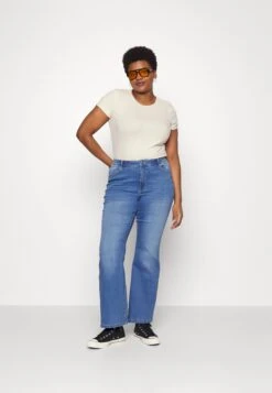 2 Pack - T-Shirt Basic - Dark Brown/Off-White