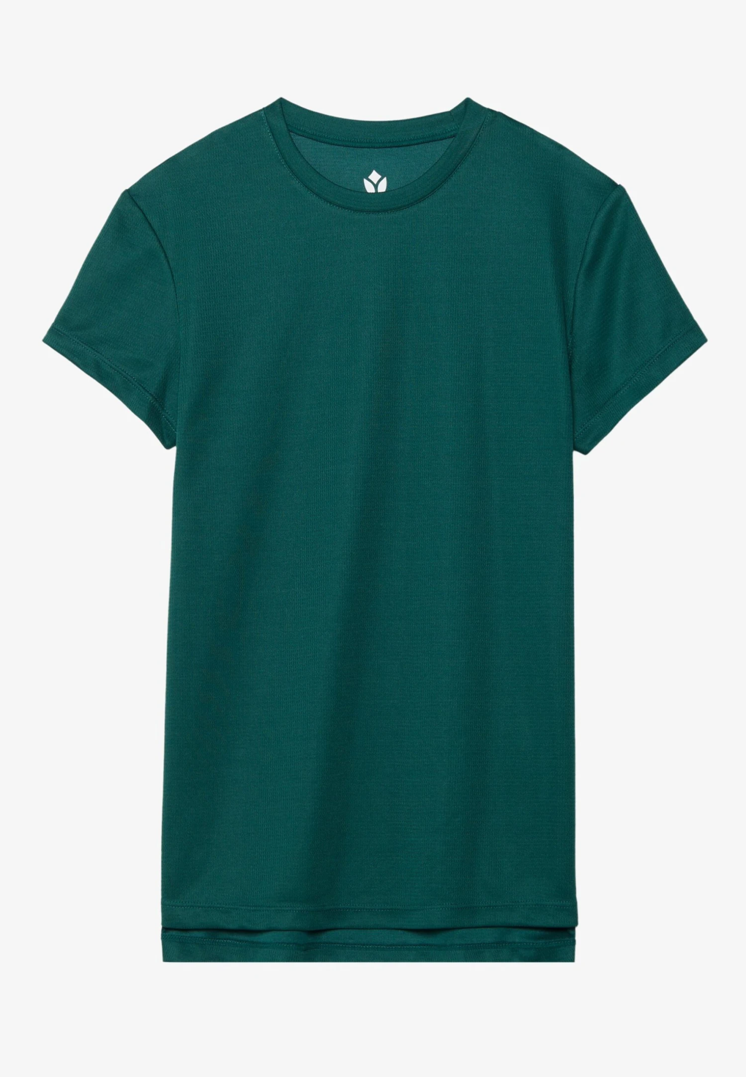 ESSENTIAL SHORT SLEEVE SPORTS T SHIRT WITH REFLECTIVE STRIP - T-shirt Basic - Mottled Dark Green 5 ESSENTIAL SHORT SLEEVE SPORTS T SHIRT WITH REFLECTIVE STRIP - T-shirt Basic - Mottled Dark Green - Afbeelding 5