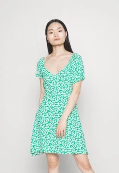 Blousejurk - Green/White