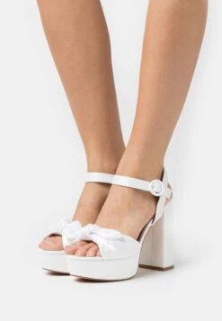 Even&Odd Sandalen Met Hoge Hak - White