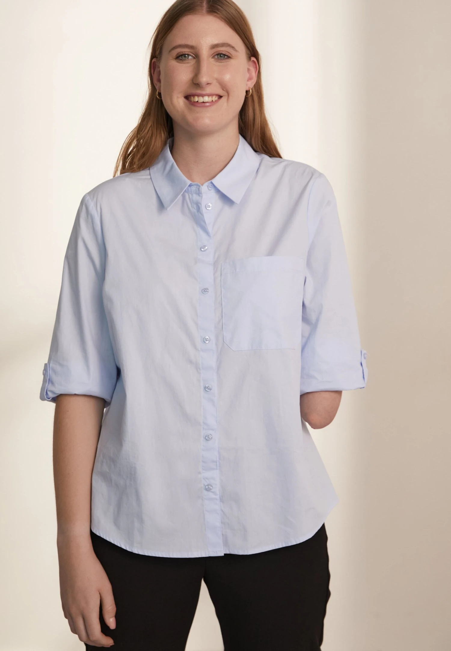 Even&Odd Blouse - Light Blue 1 Even&Odd Blouse - Light Blue