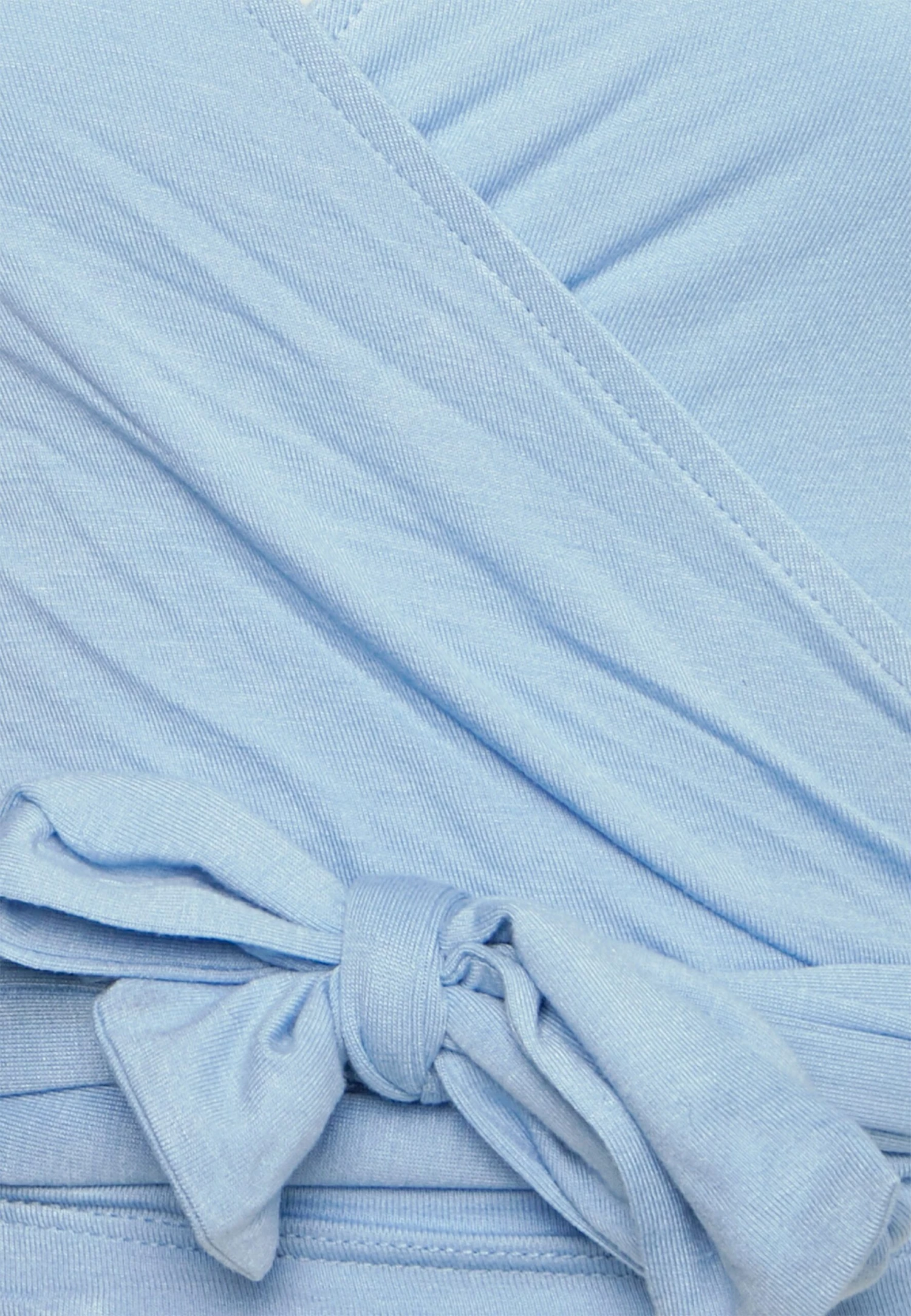 Cropped Wrap - Longsleeve - Light Blue 3 Cropped Wrap - Longsleeve - Light Blue - Afbeelding 3