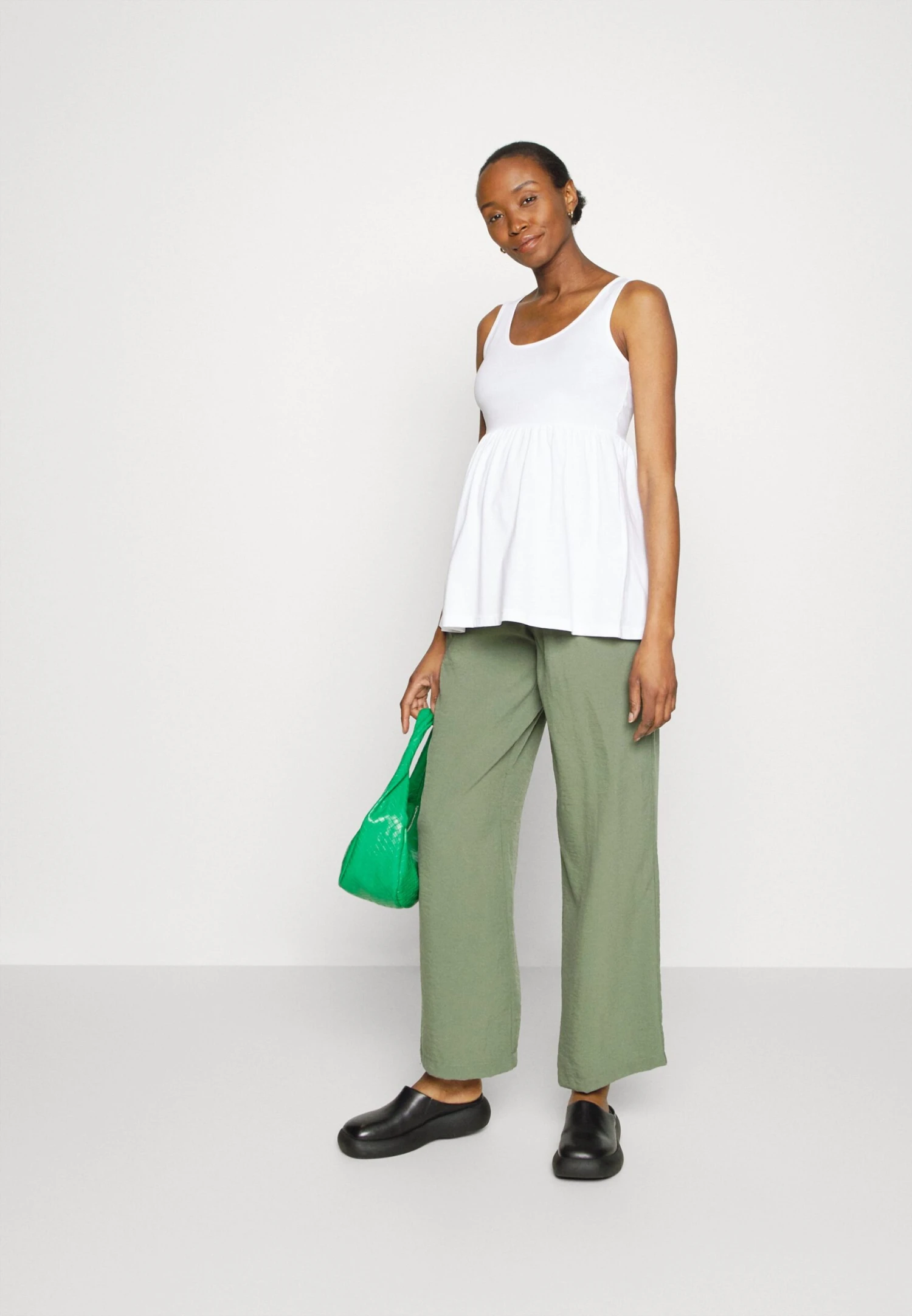 2 Pack - Top - White/Yellow 1 2 Pack - Top - White/Yellow