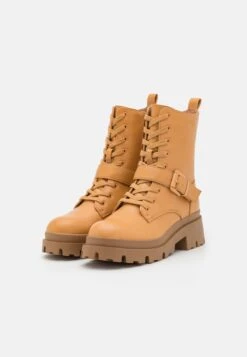 Enkellaarsjes Met Plateauzool - Cognac -Even and Odd Verkoopwinkel f63ec207ce7e4202a293c7cb9378cf98